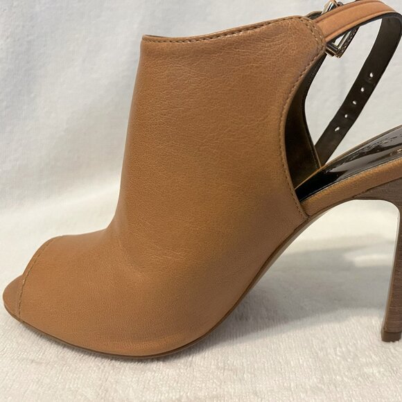 Coach Women’s Lanora Soft Grain Leather Open Toe Slingback Ginger  6.5M - Picture 9 of 14